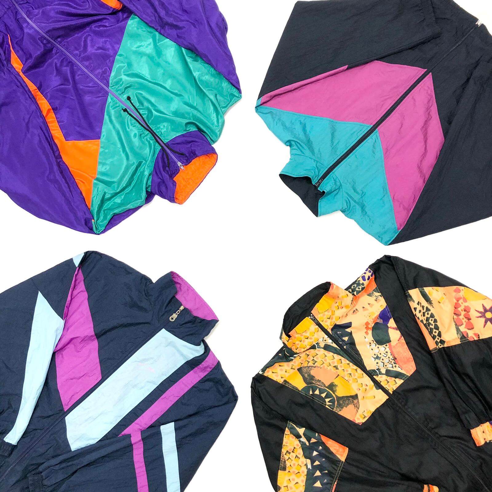 Vintage Shell Track Jackets Mix The Vintage Wholesale Company