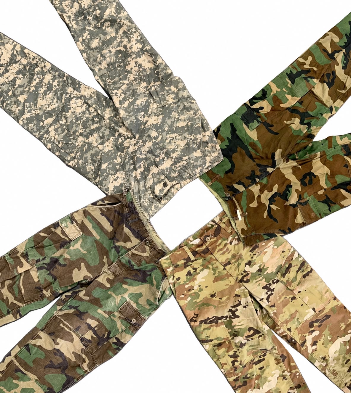 Vintage Military Camo Pants