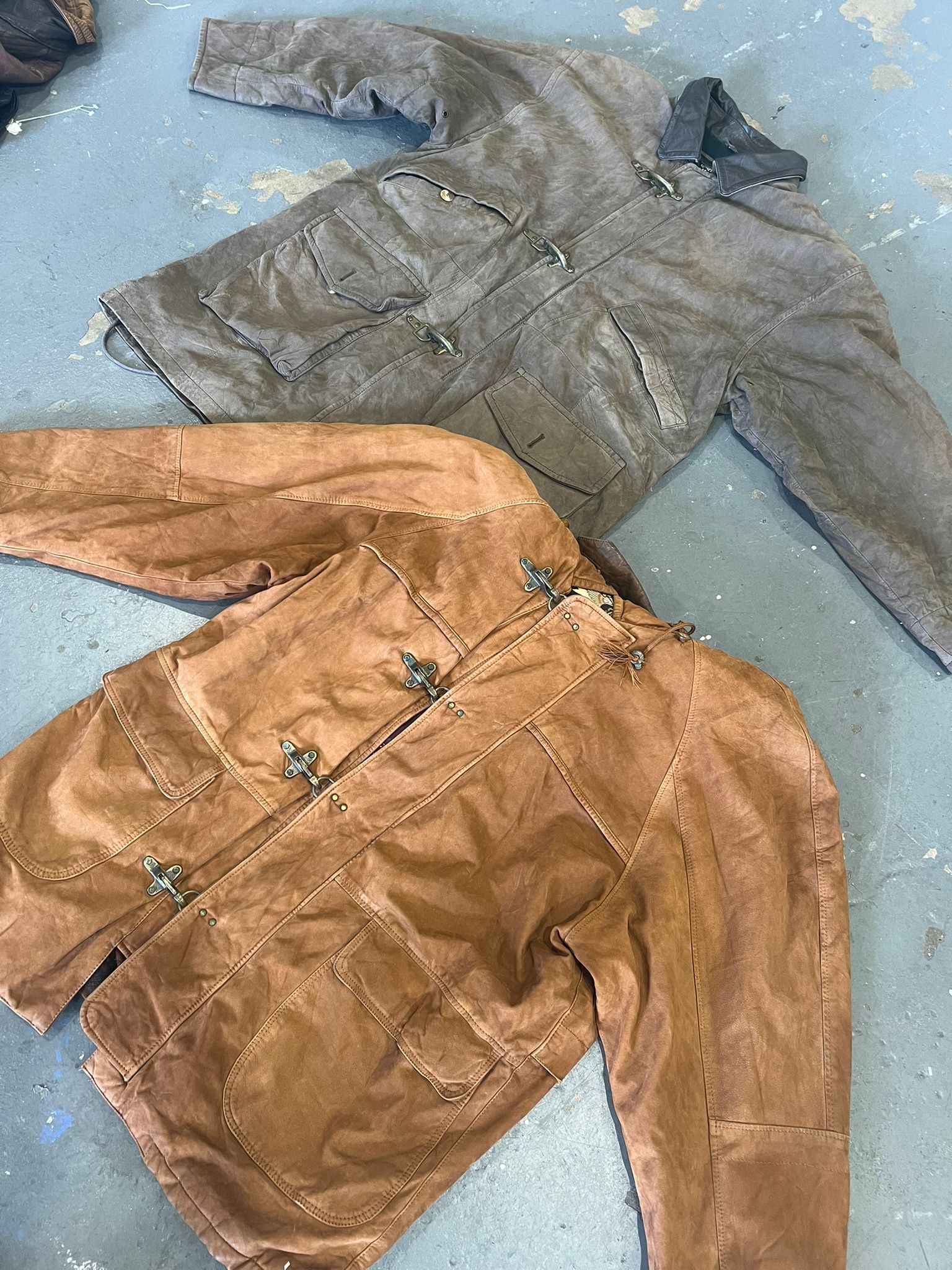 Vintage Wholesale Leather Fireman Jackets