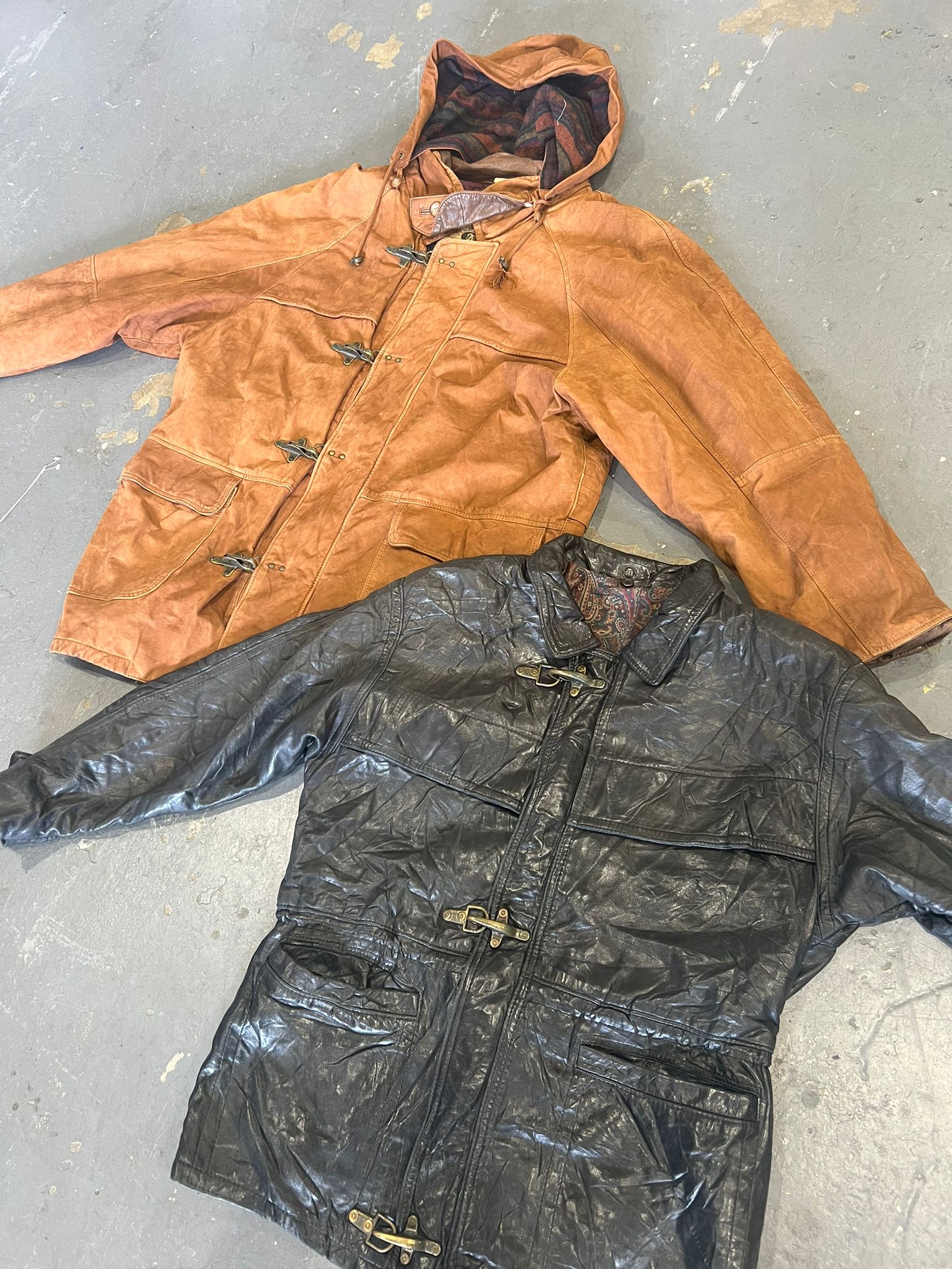 Vintage Wholesale Leather Fireman Jackets