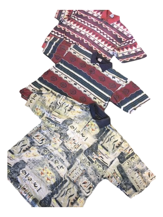 Vintage Wholesale Printed Polos