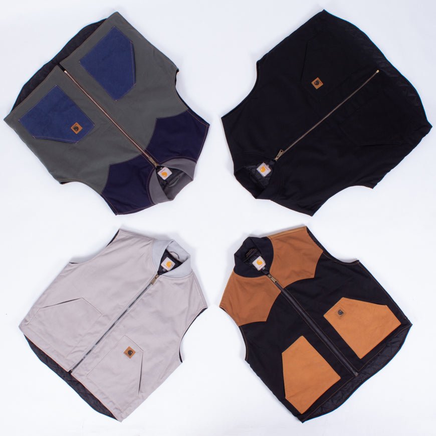 Reworked Carhartt Gilets - The Vintage Wholesale Company