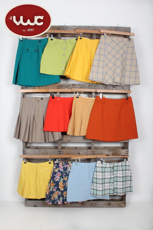 Vintage 1970s Mini Skirts Mix - The Vintage Wholesale Company