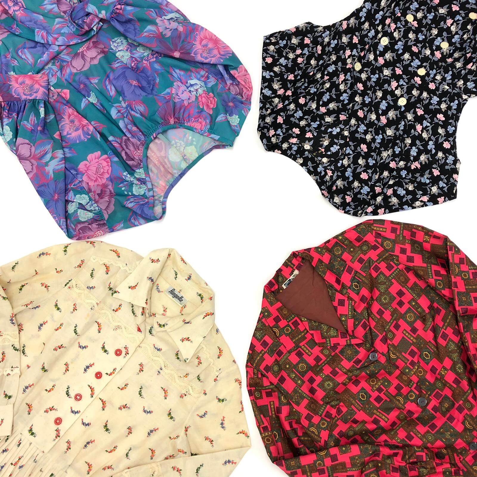 Vintage 90's Flower Dress - The Vintage Wholesale Company