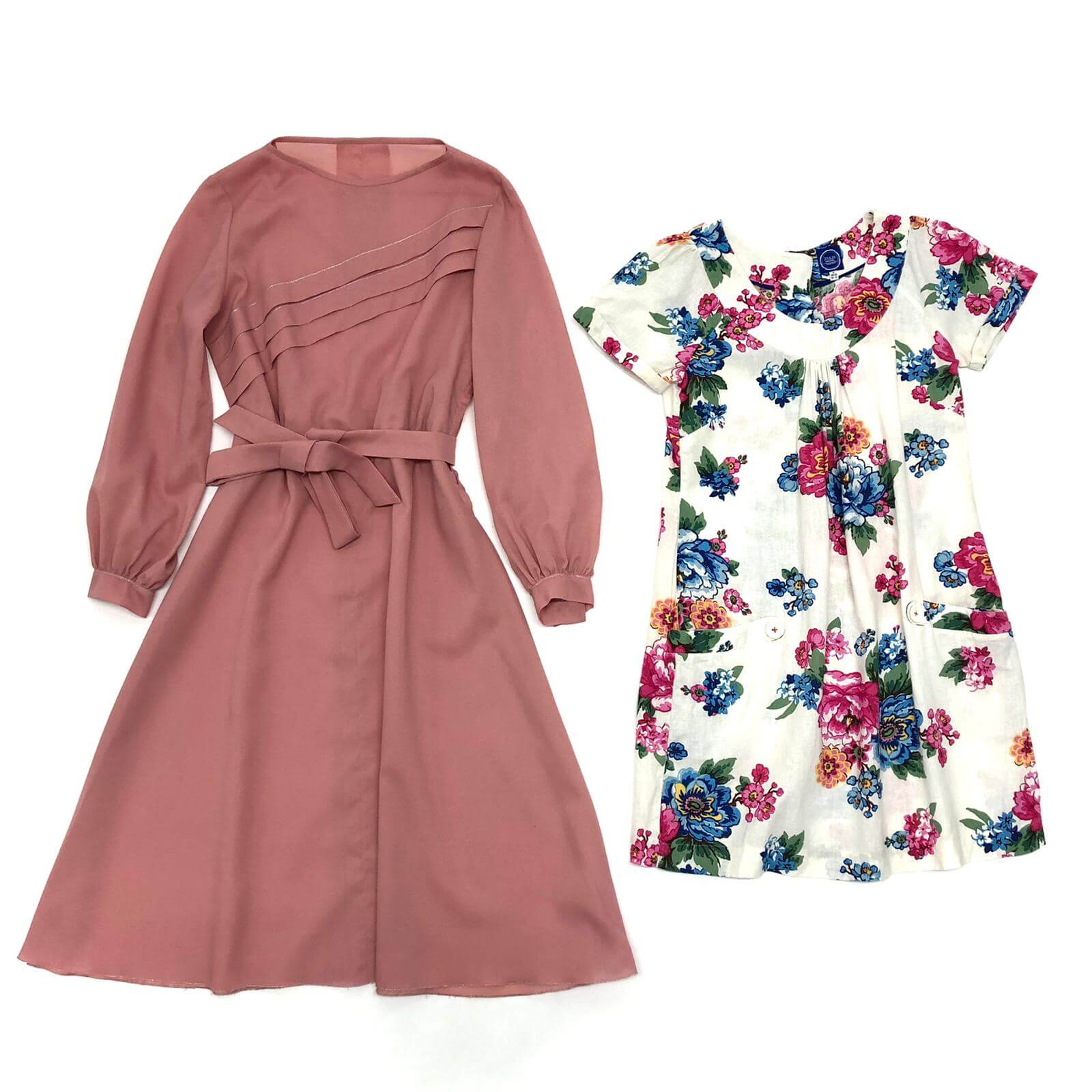 Vintage 90's Flower Dress - The Vintage Wholesale Company