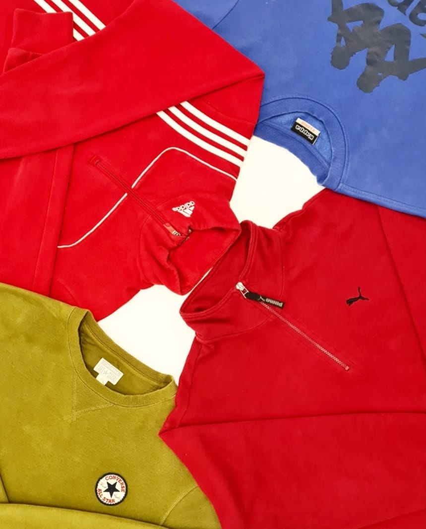 Vintage Branded Sports Sweaters Mix - The Vintage Wholesale Company