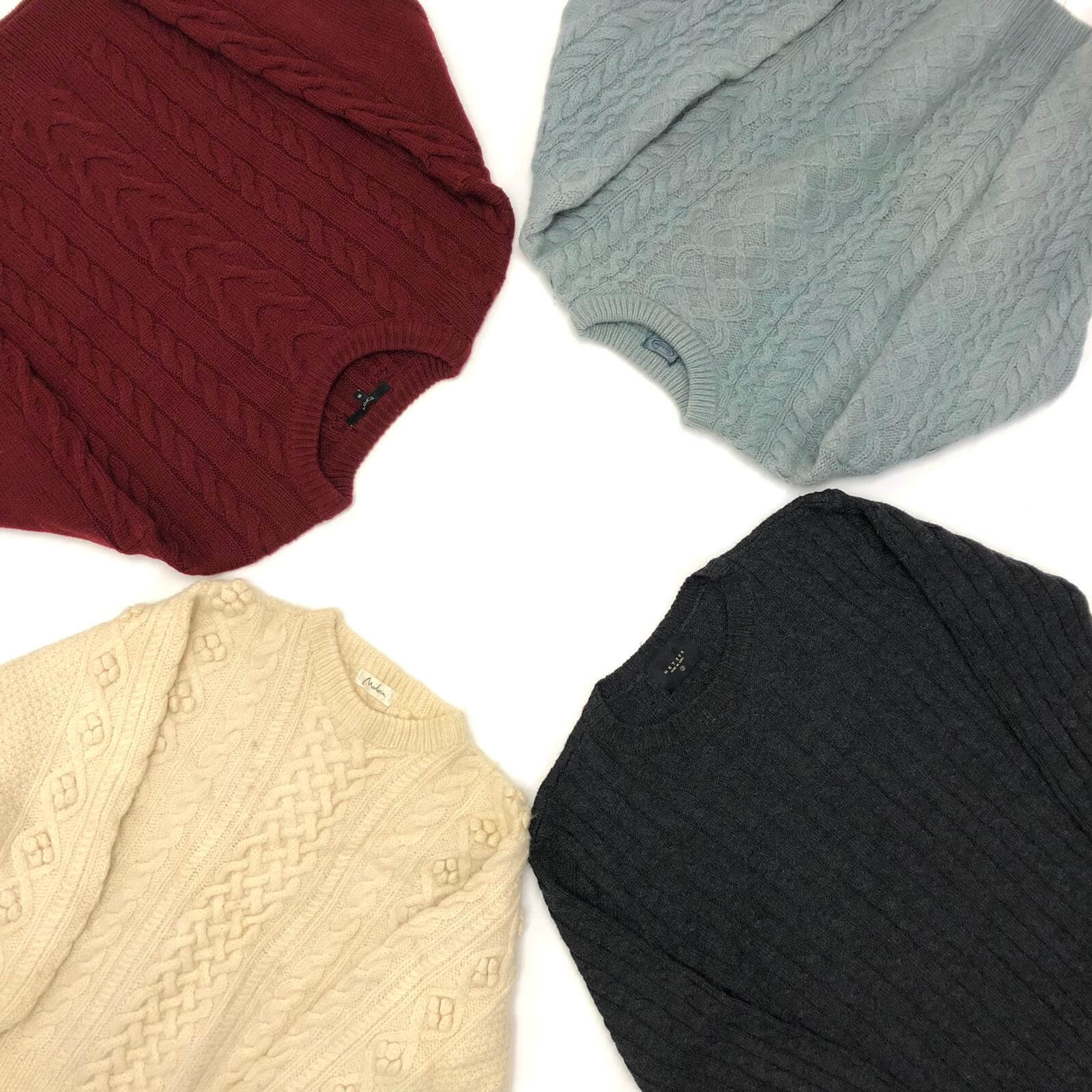Vintage Cable/Aran Jumper Mix - The Vintage Wholesale Company