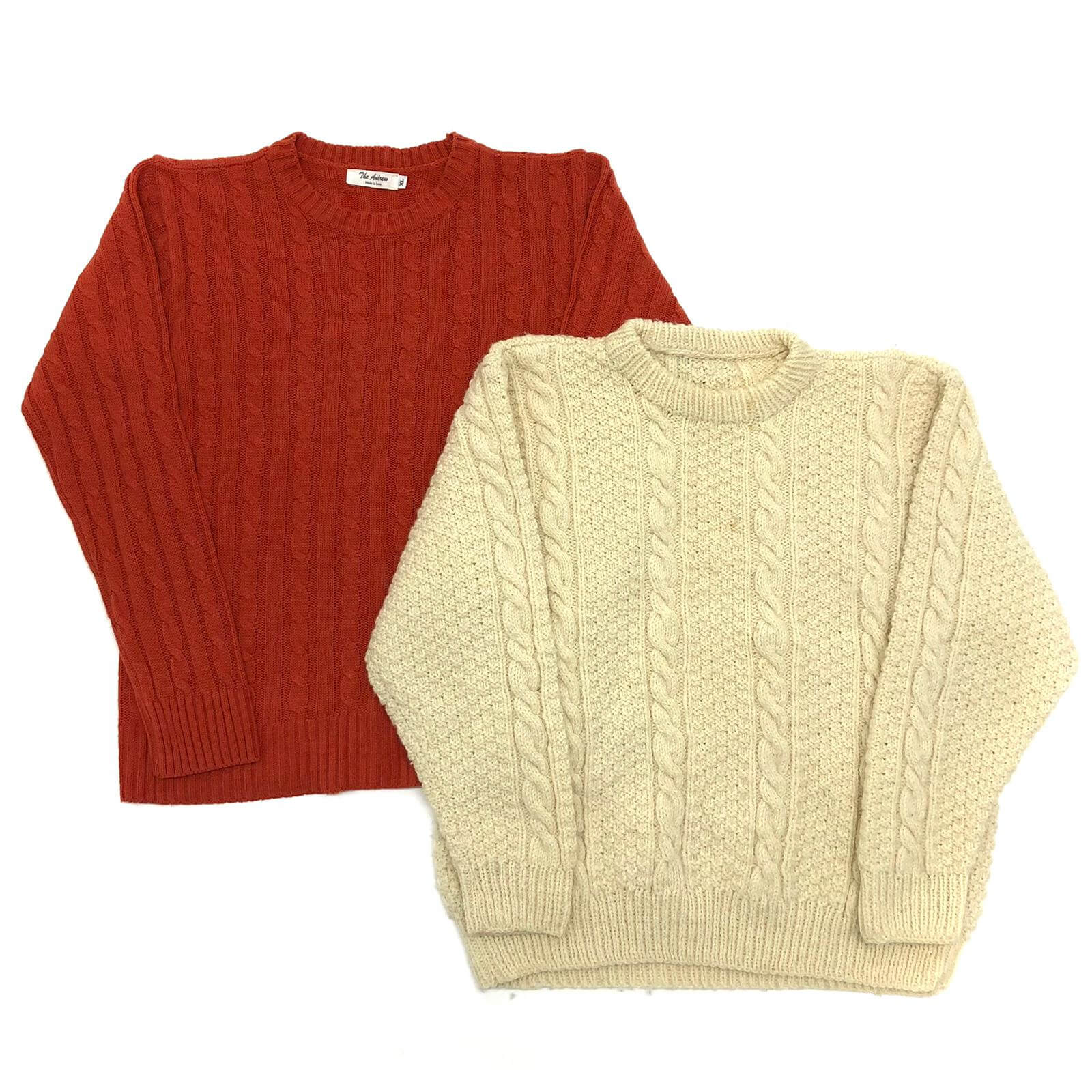 Vintage Cable/Aran Jumper Mix - The Vintage Wholesale Company