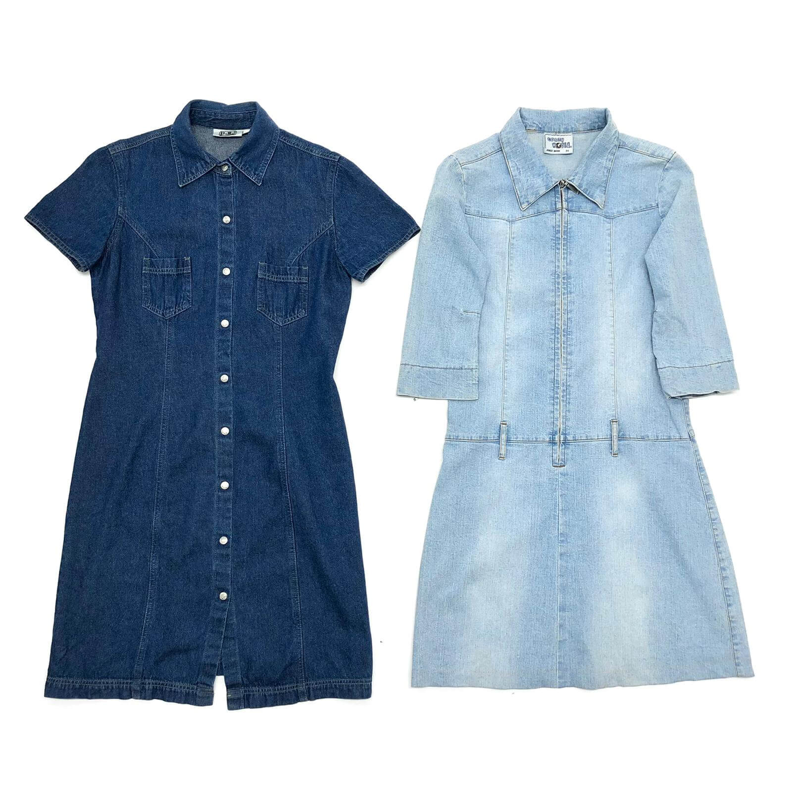 Vintage Denim Dress - The Vintage Wholesale Company