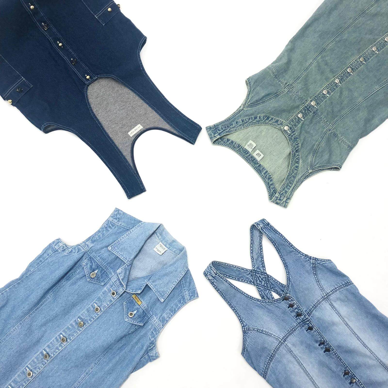 Vintage Denim Dress - The Vintage Wholesale Company