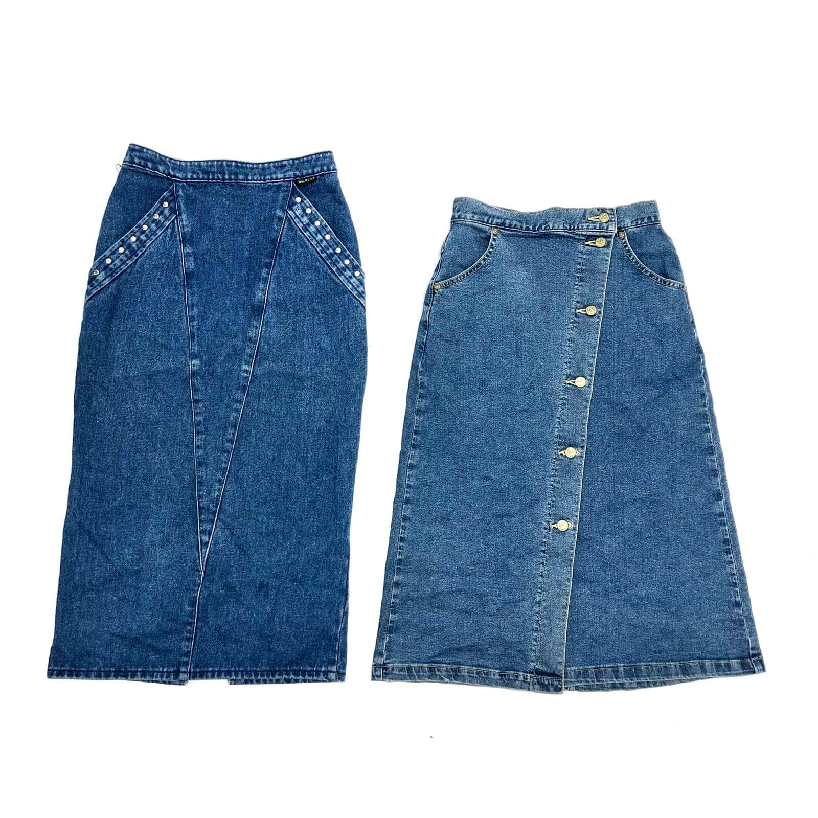 Vintage Denim Skirt - The Vintage Wholesale Company