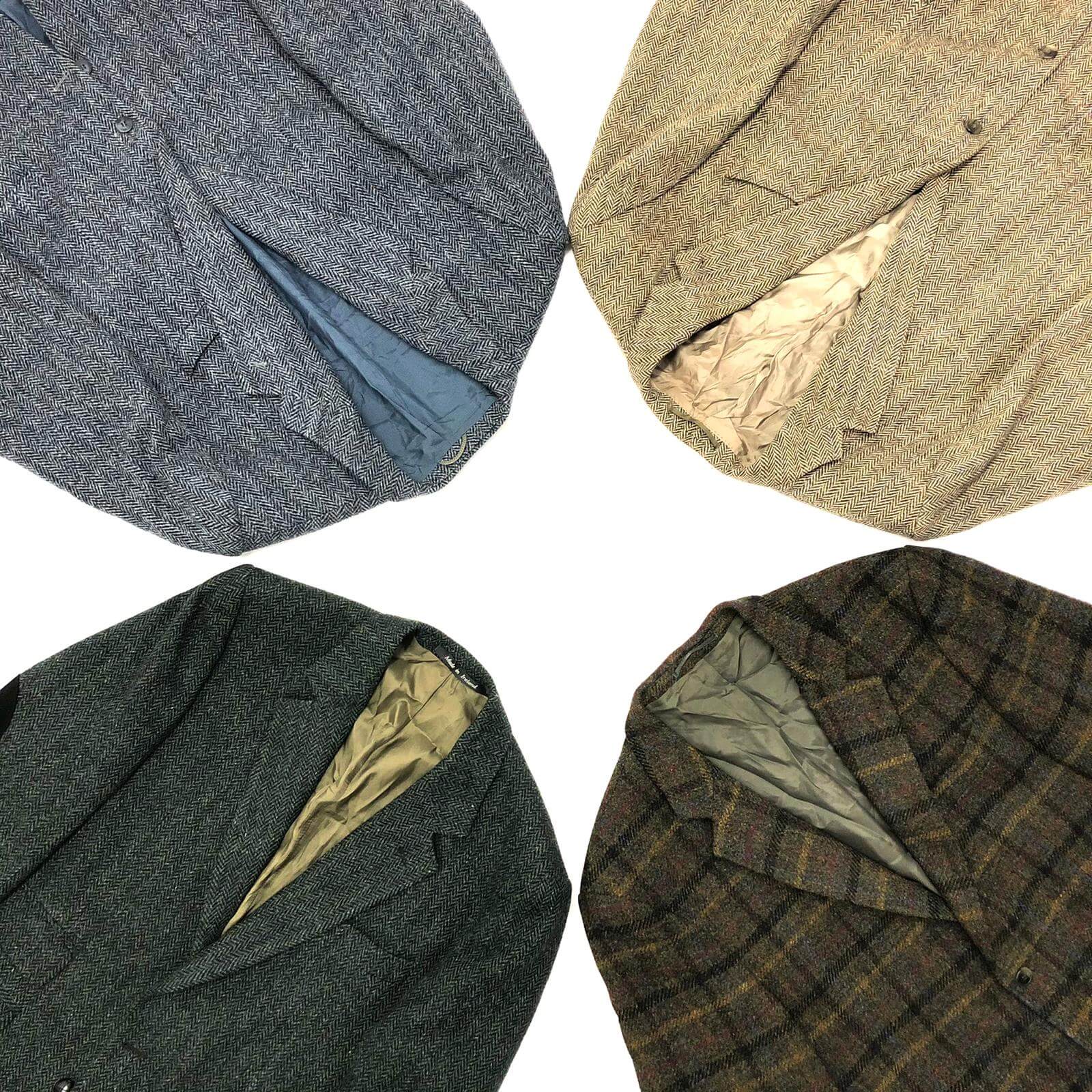 Vintage Harris Tweed Blazer - The Vintage Wholesale Company