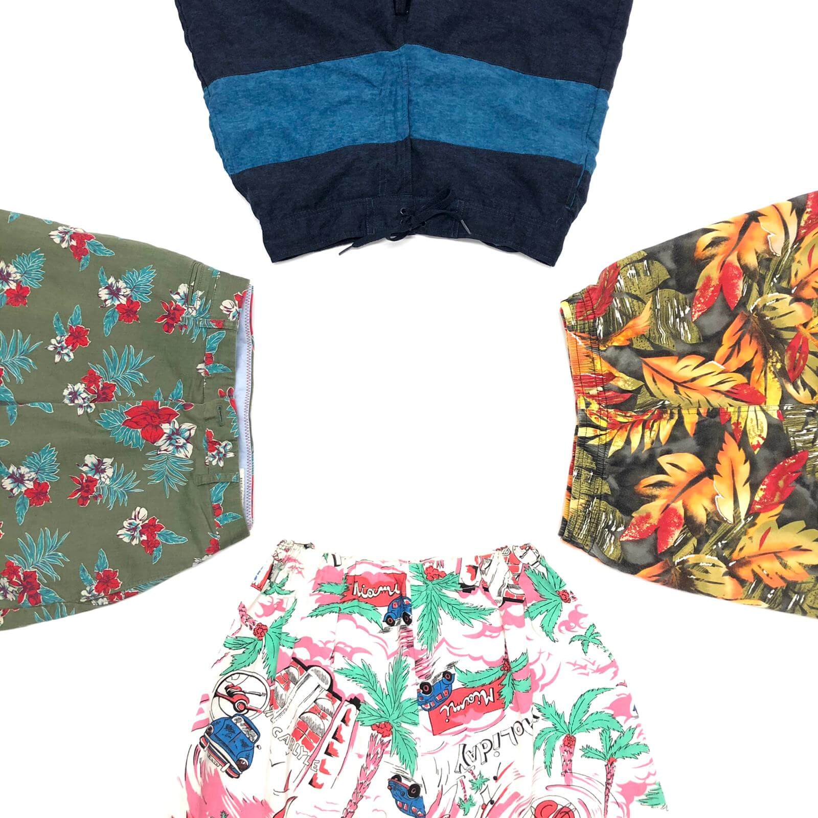 Vintage Hawaiian Beach Shorts - The Vintage Wholesale Company