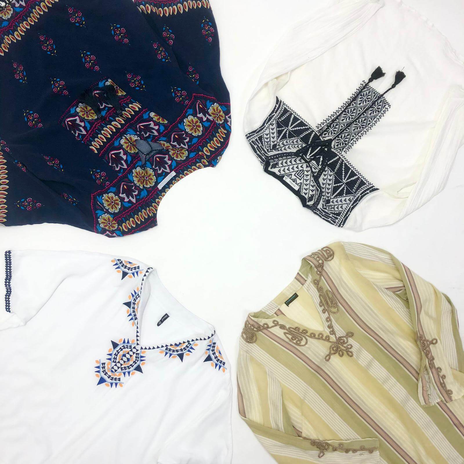 Vintage India Blouse Per Piece - The Vintage Wholesale Company