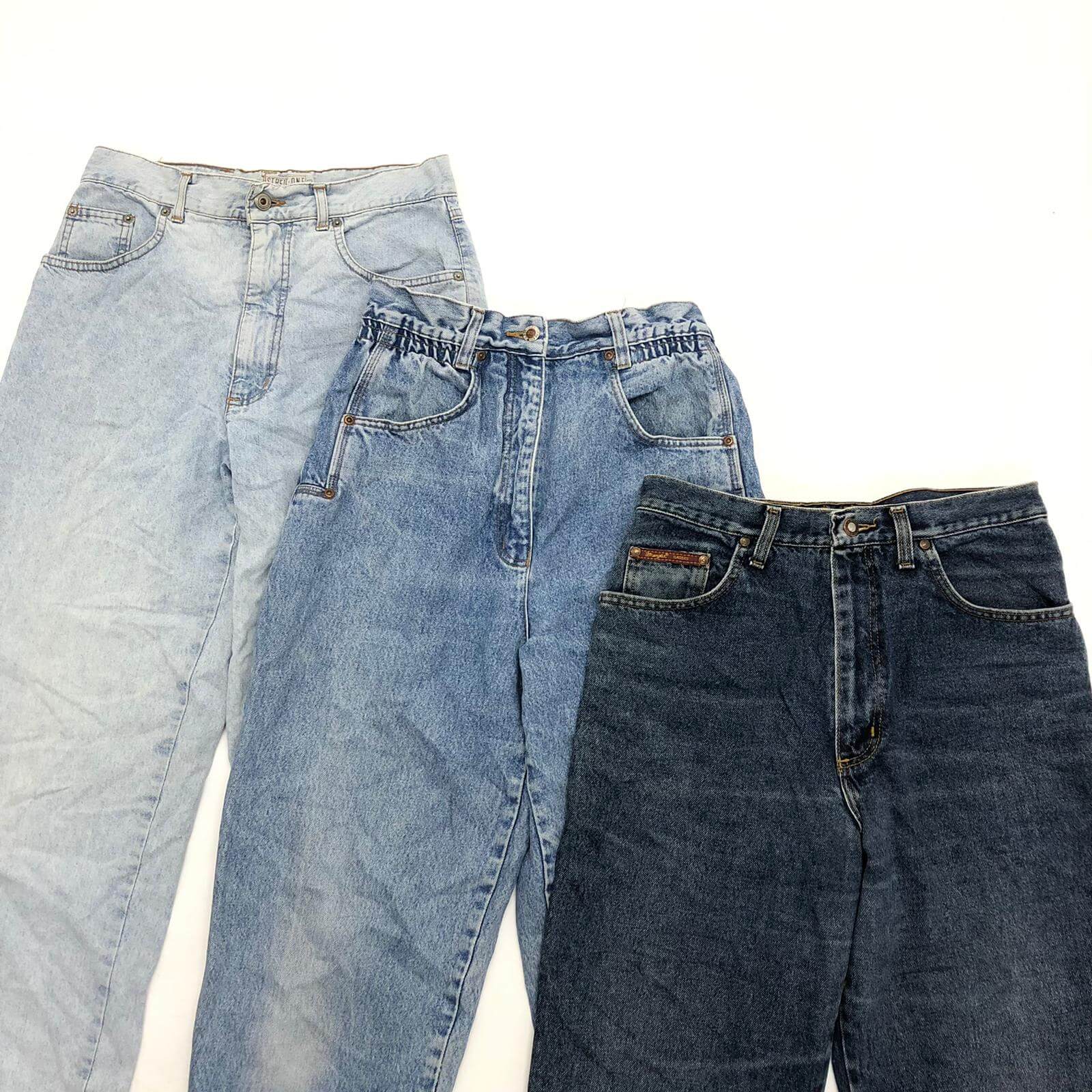 Vintage Ladies High Waisted Jeans - The Vintage Wholesale Company