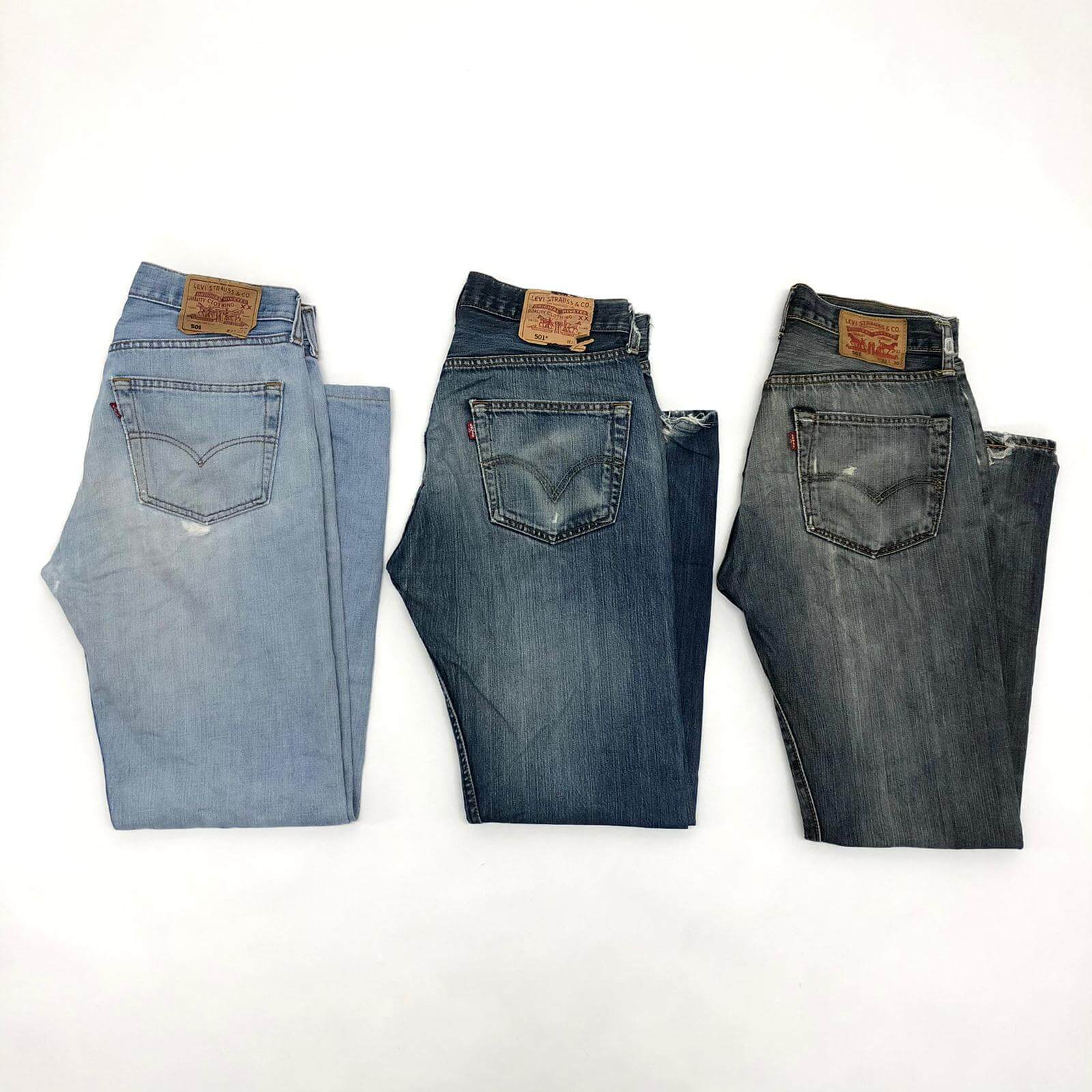 Vintage Levi's 501 Blue/Black Grade B Mix - The Vintage Wholesale Company