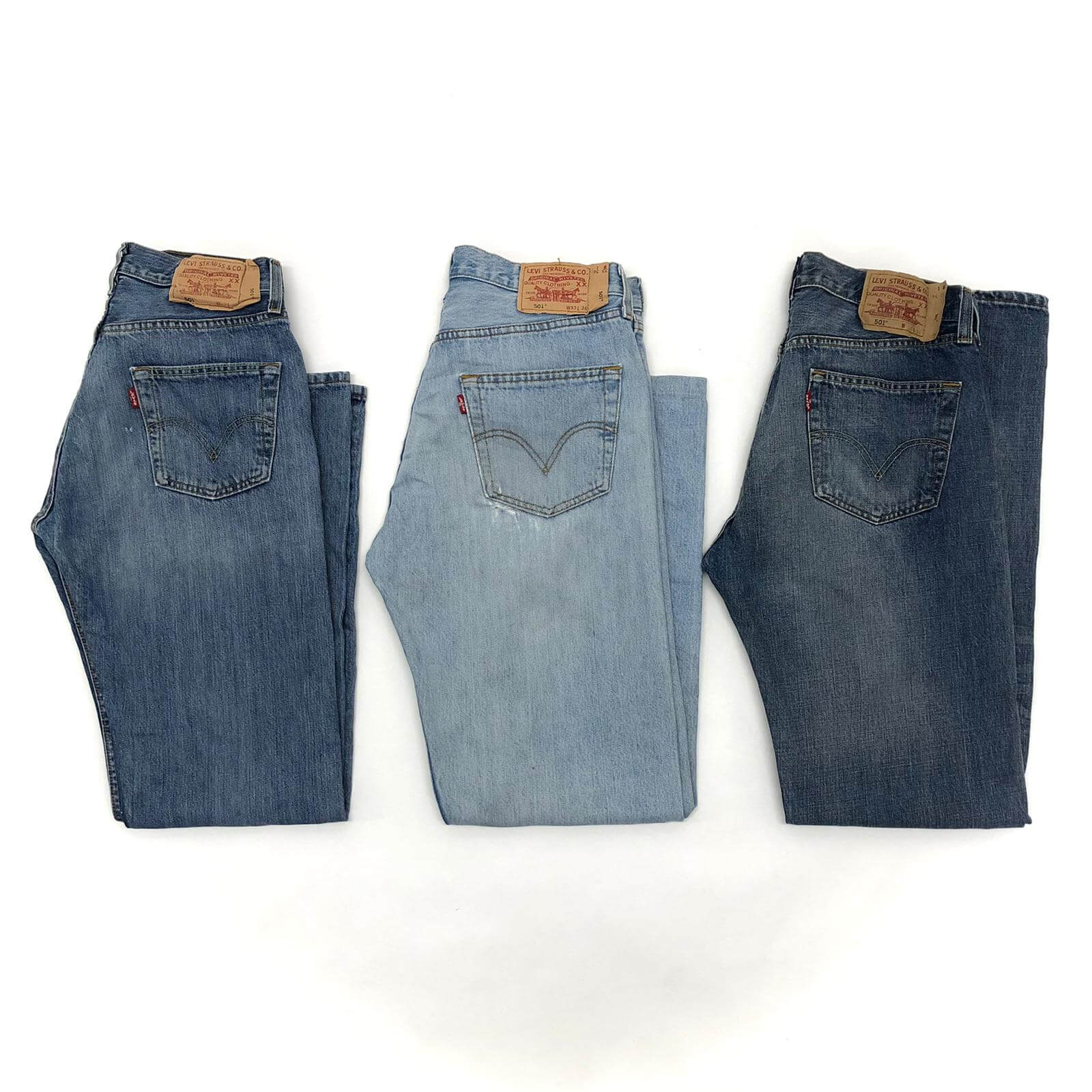 Vintage Levi's 501 Blue/Black Grade B Mix - The Vintage Wholesale Company