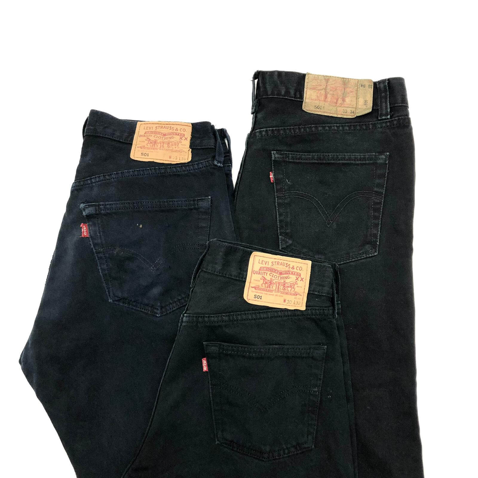 Vintage Levis Black Mixed Series - The Vintage Wholesale Company