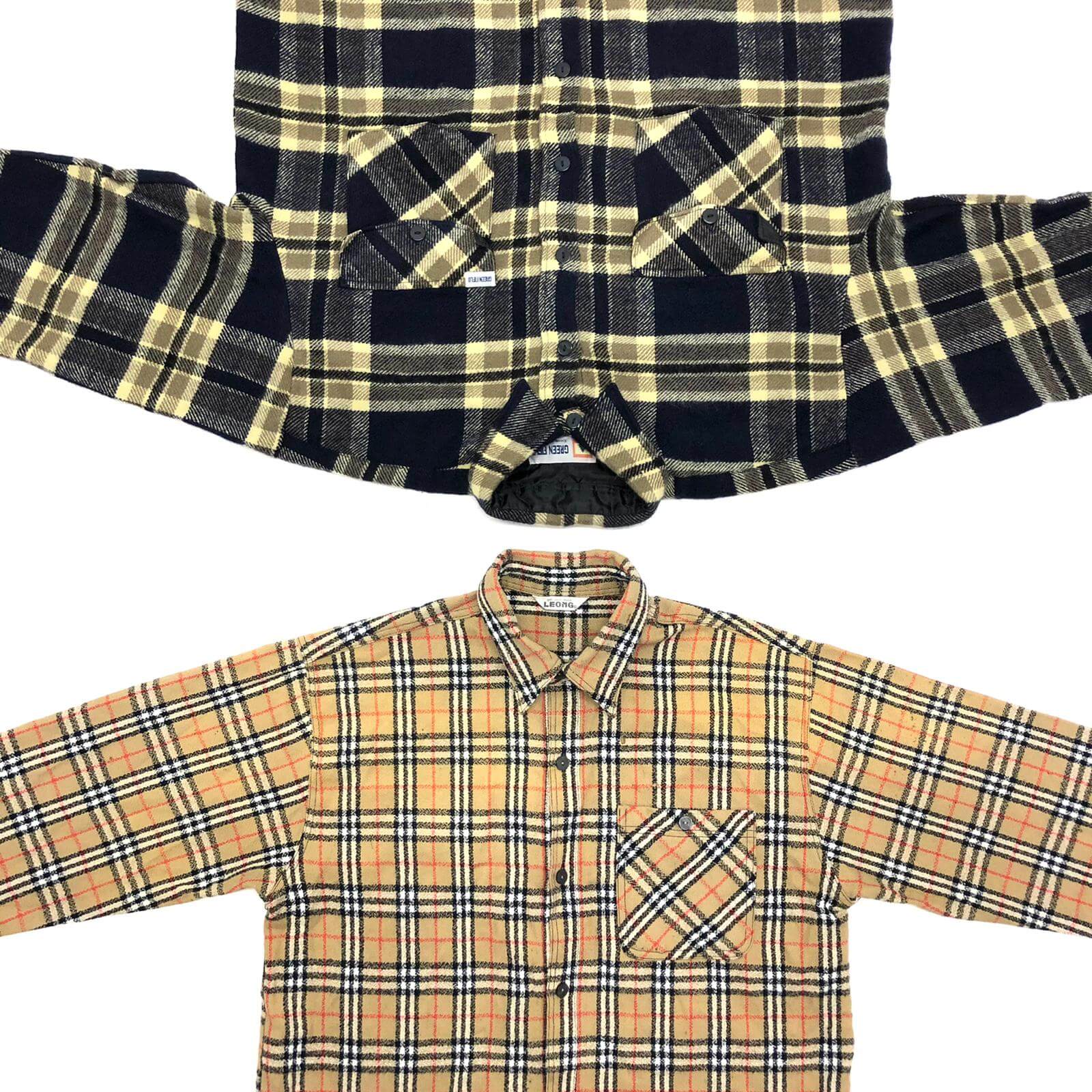 Vintage Lumberjack Flannel shirts Per Piece - The Vintage Wholesale Company