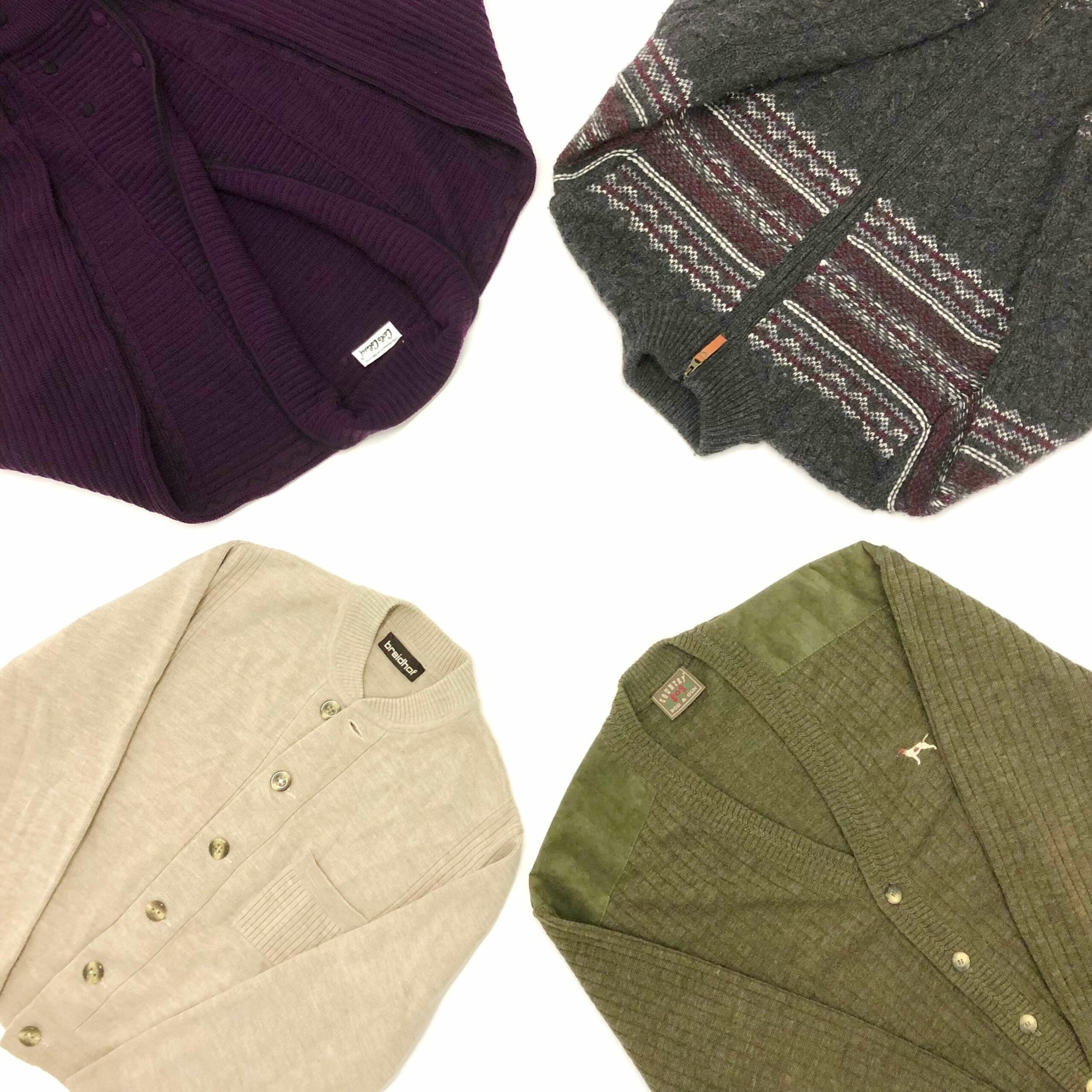 Vintage Men's Cardigans - The Vintage Wholesale Company