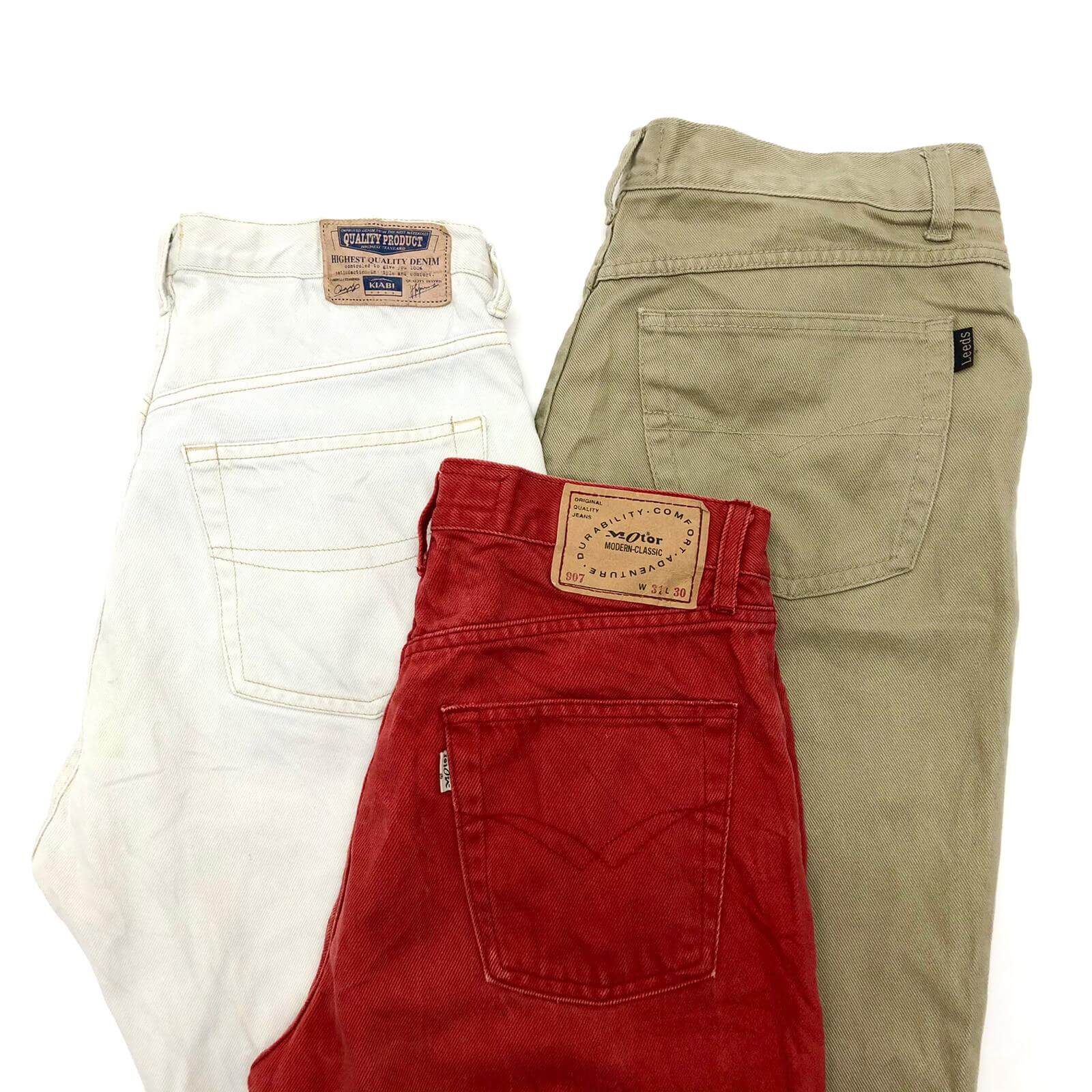 Vintage Mens High Waisted Jeans - The Vintage Wholesale Company