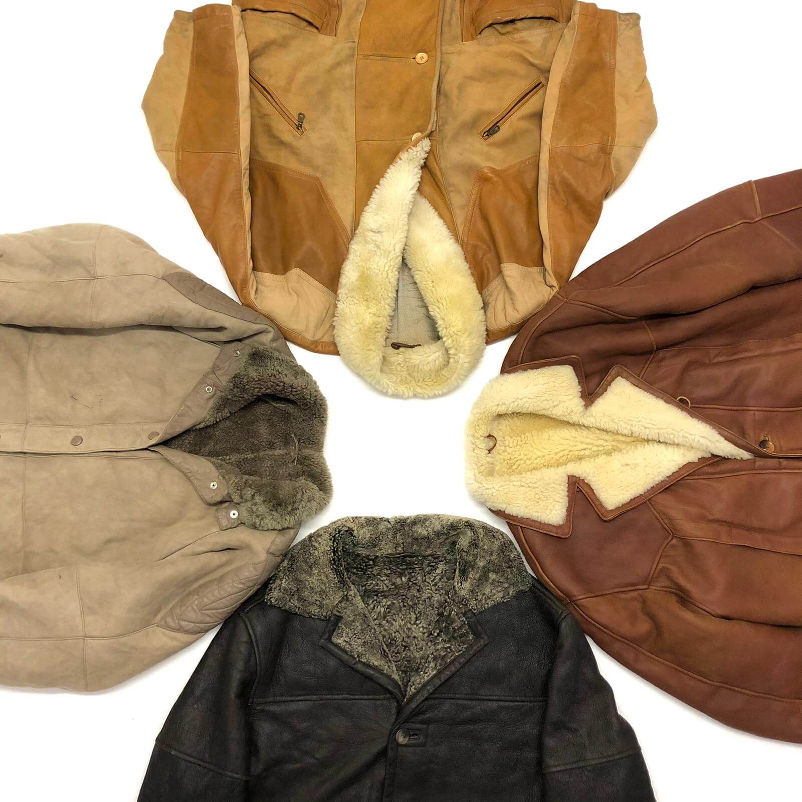 Vintage Men's Lammy Coat Mix - The Vintage Wholesale Company