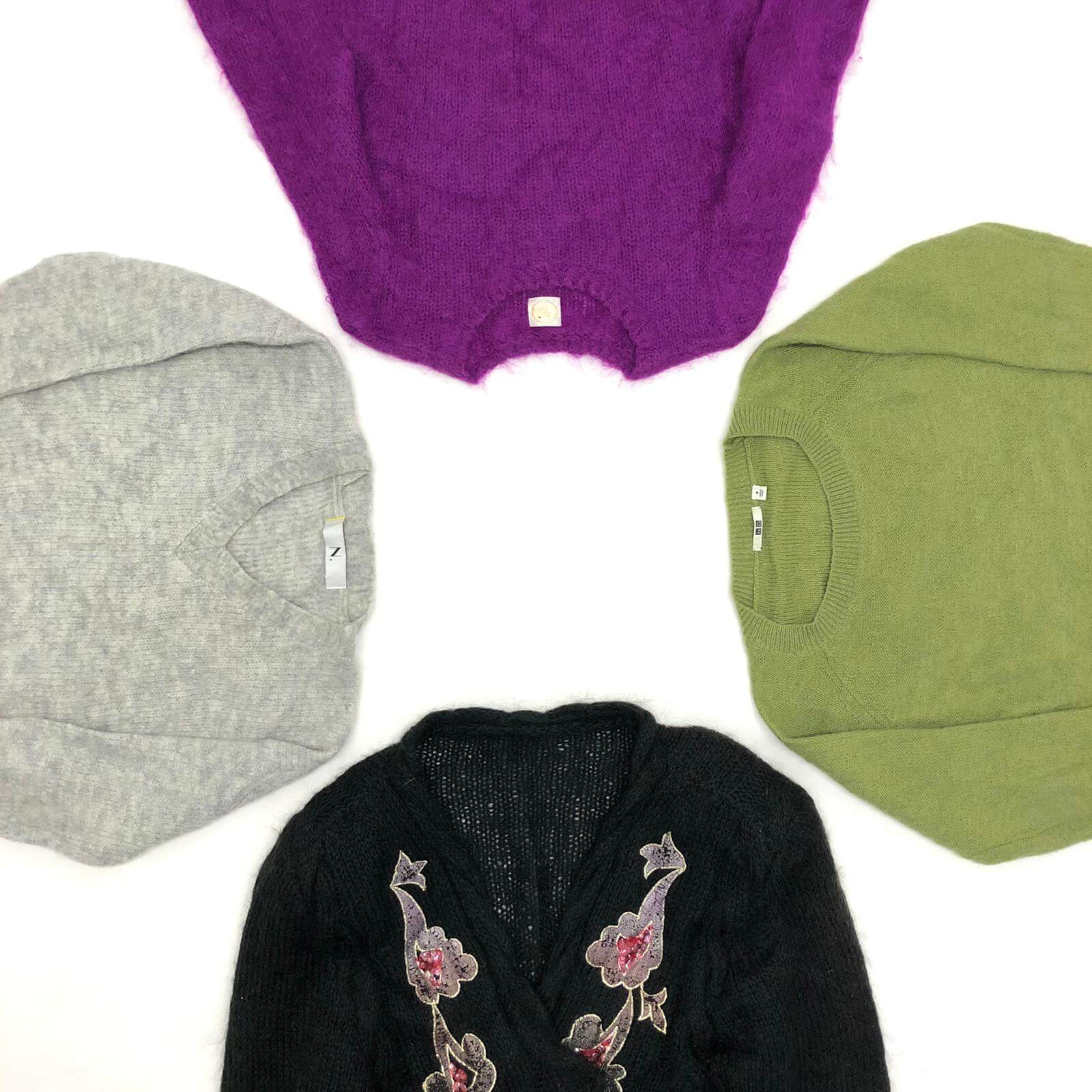 Vintage Mohair Ladies Jumper Mix - The Vintage Wholesale Company