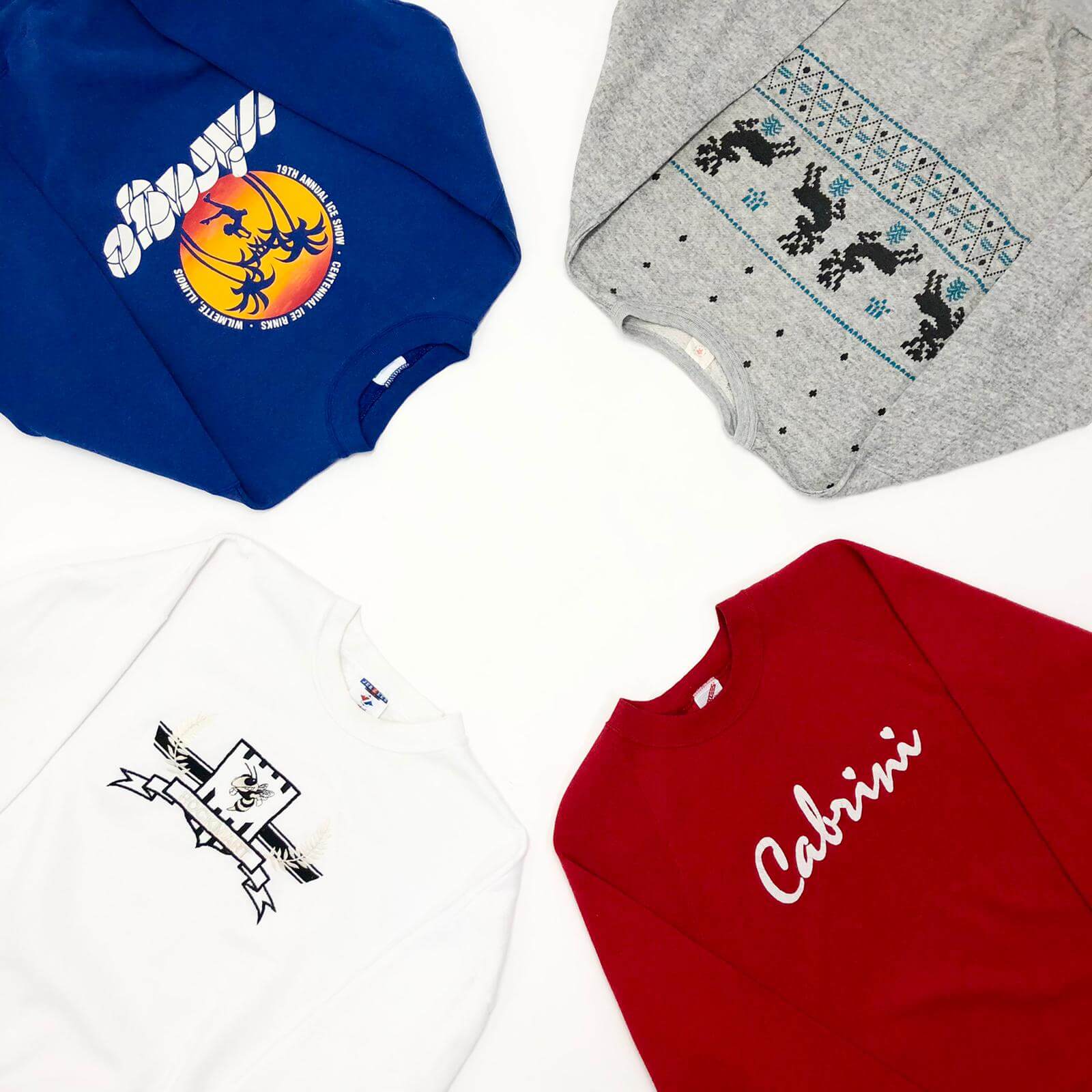 Vintage Printed Sweaters Per Piece - The Vintage Wholesale Company