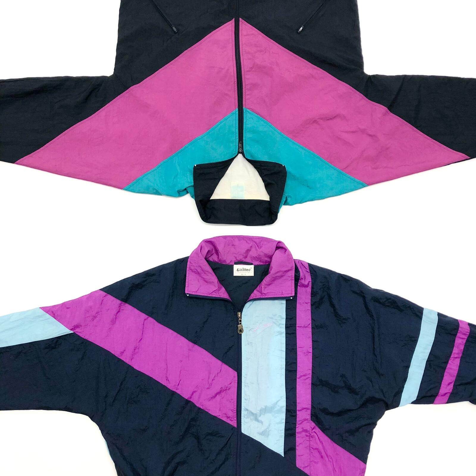 Vintage Shell Track Jackets Unbranded Mix - The Vintage Wholesale Company