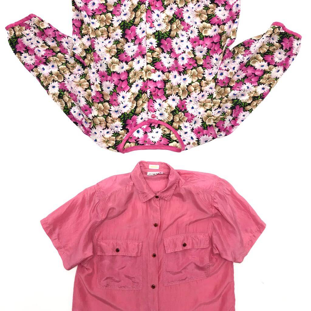 Vintage Silk Style Blouses - The Vintage Wholesale Company