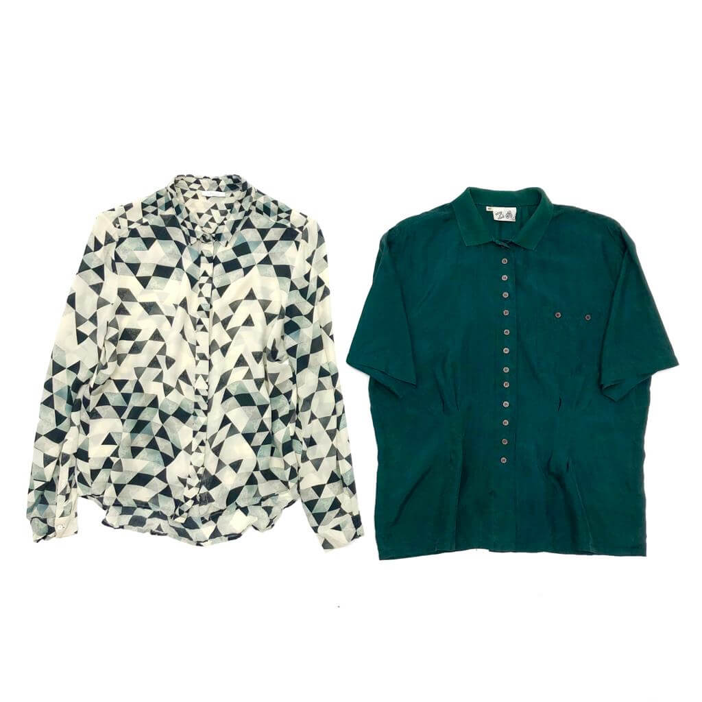 Vintage Silk Style Blouses - The Vintage Wholesale Company