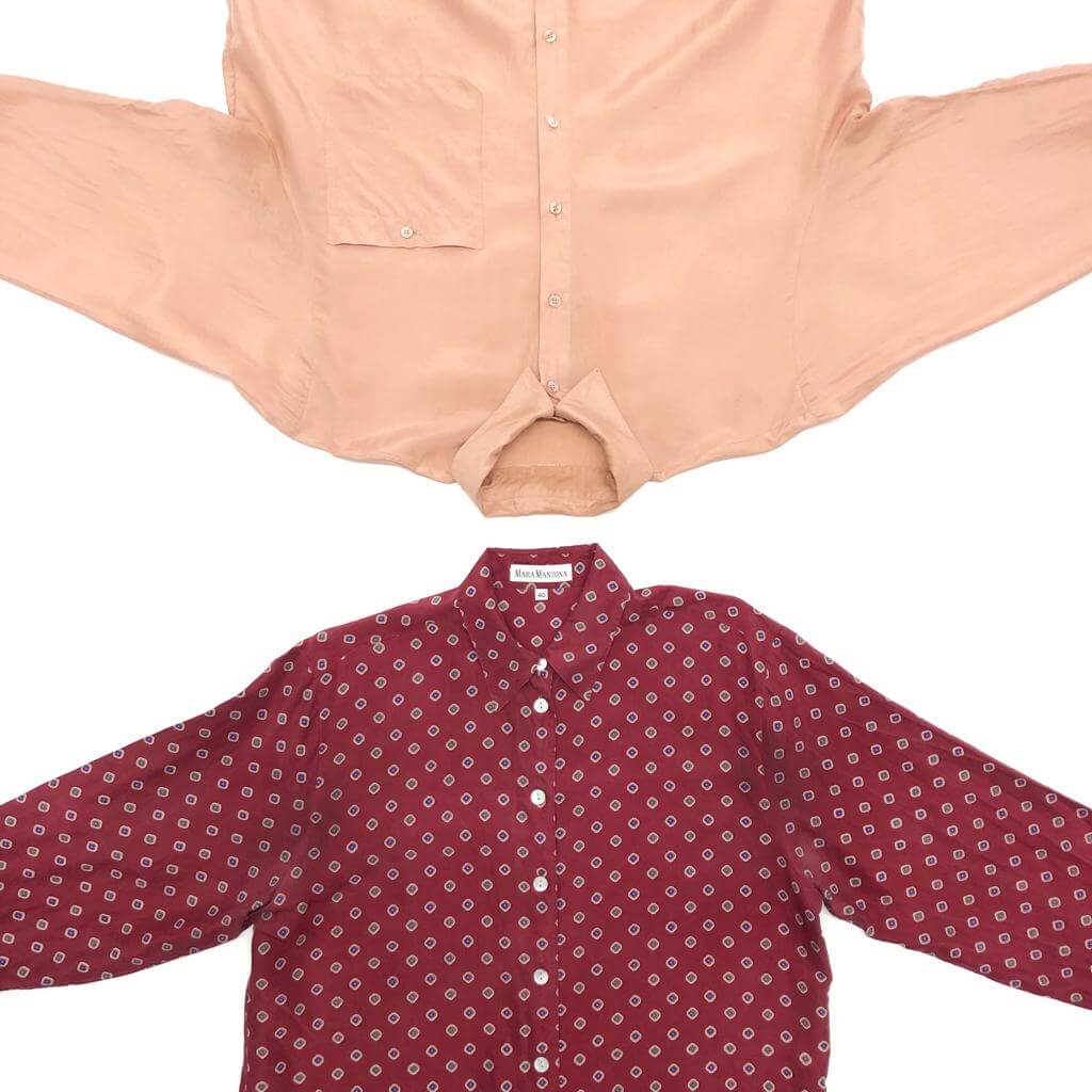 Vintage Silk Style Blouses - The Vintage Wholesale Company