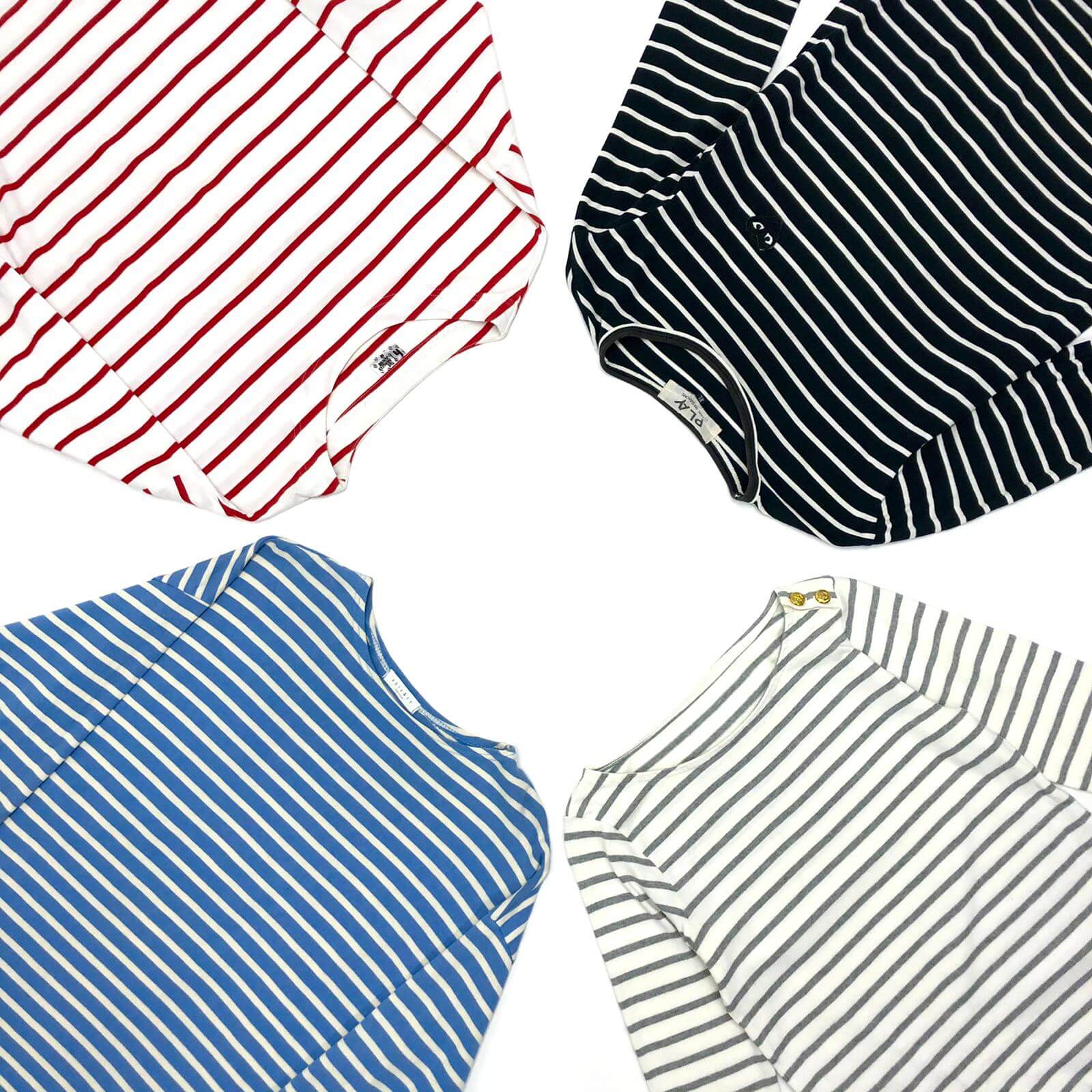 Vintage Striped T-Shirts Mix - The Vintage Wholesale Company