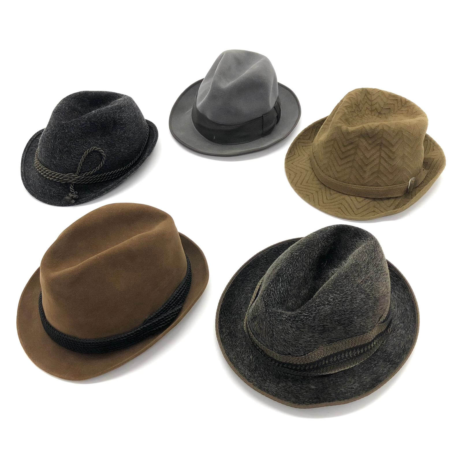 Vintage Trilby Hat Mix - The Vintage Wholesale Company