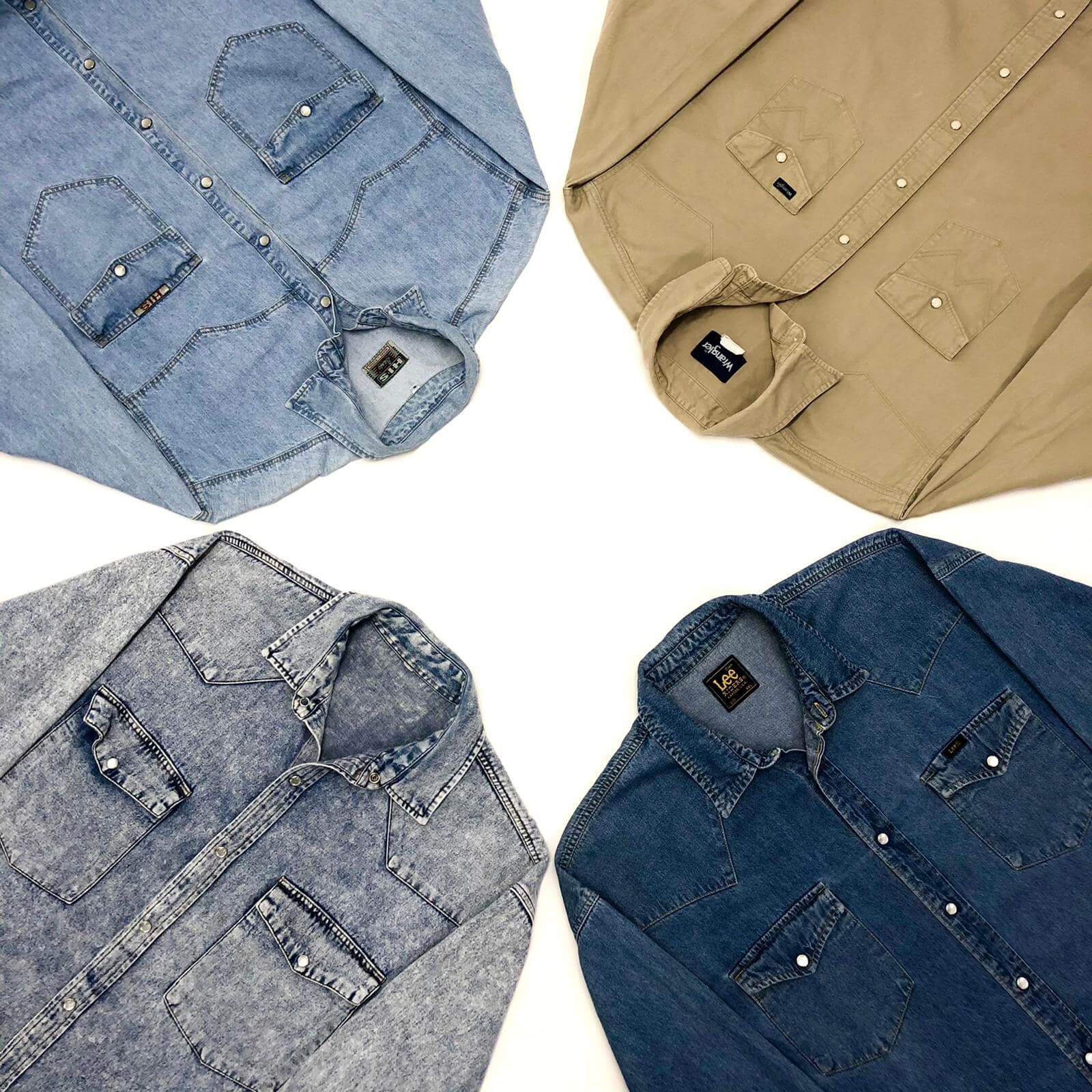 Vintage Unbranded Denim Shirts - The Vintage Wholesale Company