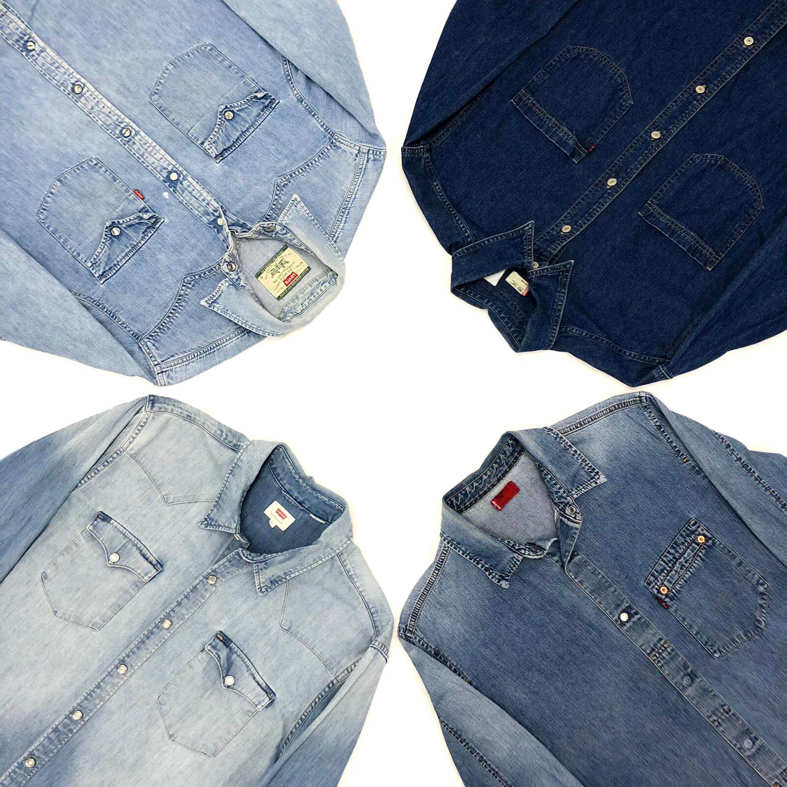Vintage Unbranded Denim Shirts - The Vintage Wholesale Company
