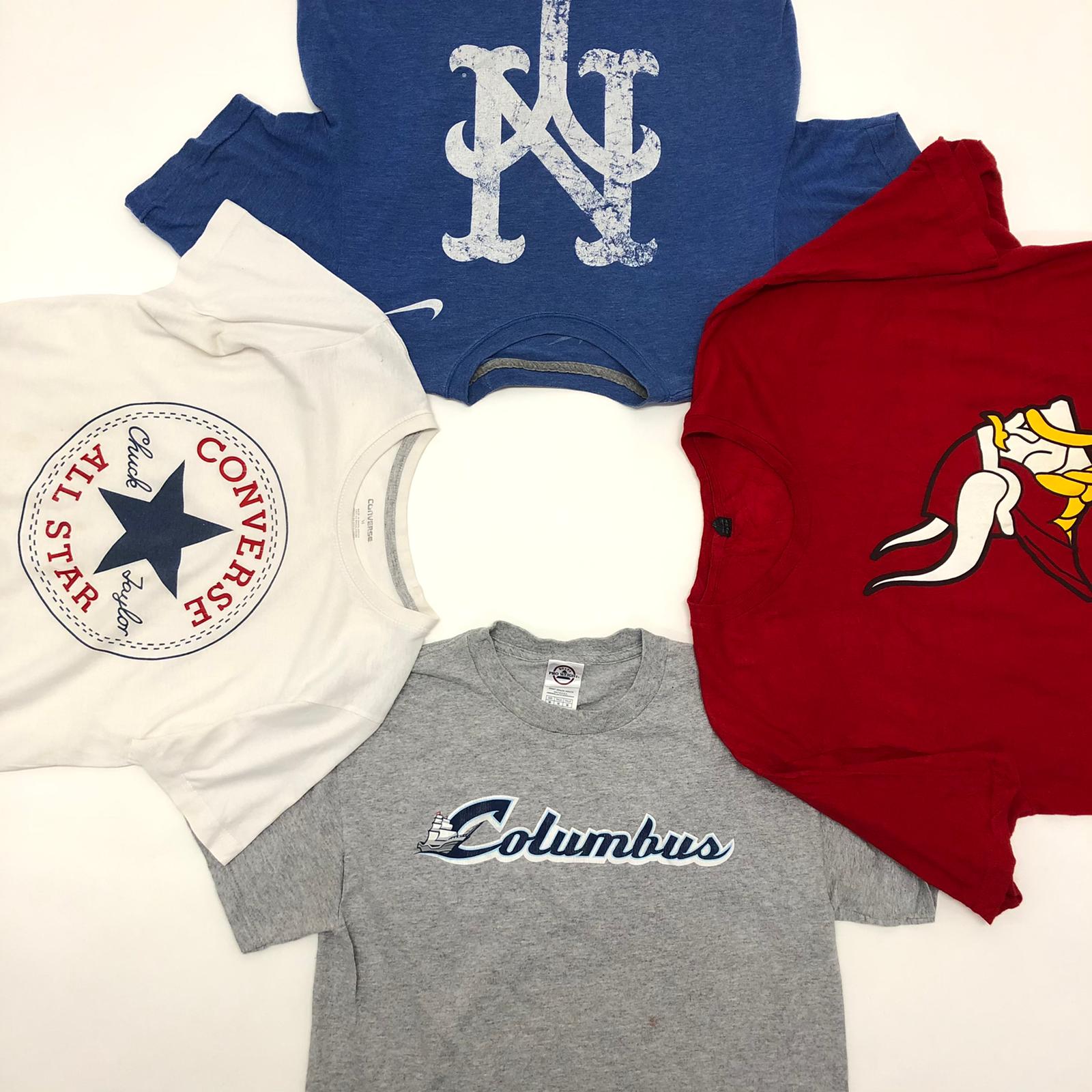 Vintage US Printed T-shirts Mix - The Vintage Wholesale Company