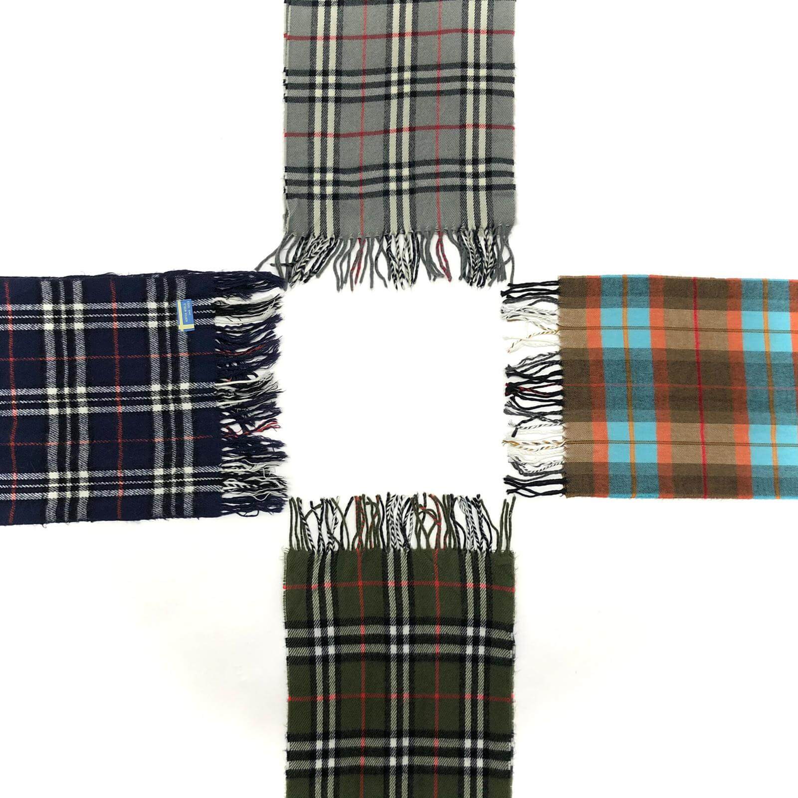 Vintage Wooly Knit Scarves Per Piece - The Vintage Wholesale Company